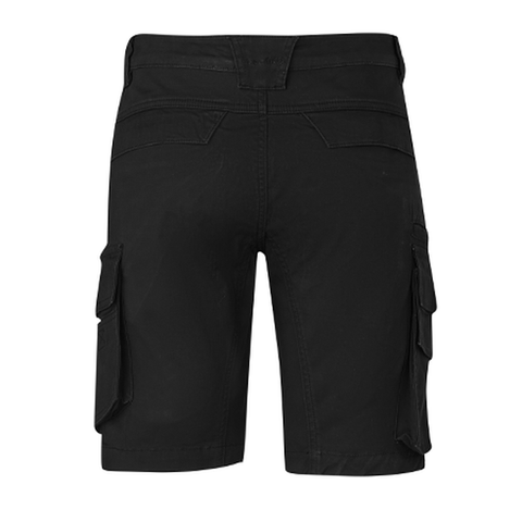 Men's Curved Cargo Shorts ZS360 Work Wear Syzmik Black 72R 