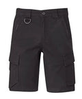 Men's Curved Cargo Shorts ZS360 Work Wear Syzmik Charcoal 72R 