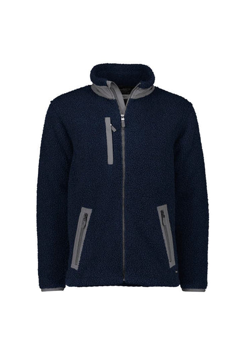 Syzmik Workwear Unisex Streetworx Full Zip Sherpa Fleece ZT285 Work Wear Syzmik Navy XXS 