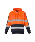 Syzmik Workwear Unisex Hi Vis Stretch Taped Hoodie ZT483 Work Wear Syzmik XXS Orange/Navy 