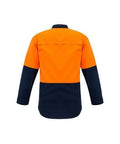 Mens Hi Vis Spliced Shirt FR HRC1 ZW138 Work Wear Syzmik   