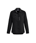 SYZMIK WOMEN OUTDOOR L/S SHIRT ZW760 Work Wear Syzmik Black 8 