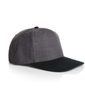 As Colour clip snapback cap 1102 Active Wear As Colour DARK GREY/BLACK OS 