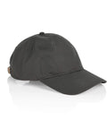 As Colour Davie six panel cap 1111 Active Wear As Colour DARK GREY OS 