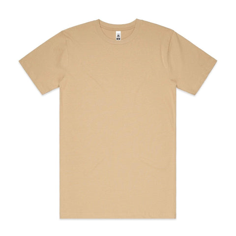 As Colour Men's block T shirt 5050 (No print no sale) Casual Wear As Colour TAN SML 