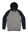 As Colour Men's case hoodie 5205 Casual Wear As Colour STEEL MARLE/NAVY XSM 