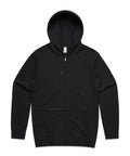 As Colour Men's index zip hoodie 5204 Casual Wear As Colour BLACK XXS 