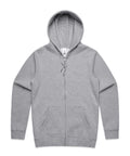 As Colour Men's index zip hoodie 5204 Casual Wear As Colour GREY MARLE XXS 