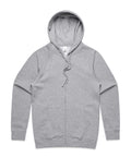 As Colour Men's official zip hoodie 5103 Casual Wear As Colour GREY MARLE XSM 