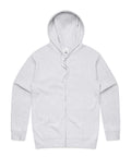 As Colour Men's official zip hoodie 5103 Casual Wear As Colour WHITE MARLE XSM 