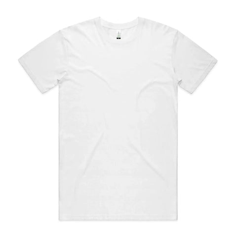 As Colour Men's staple organic tee 5001G Casual Wear As Colour WHITE XSM 