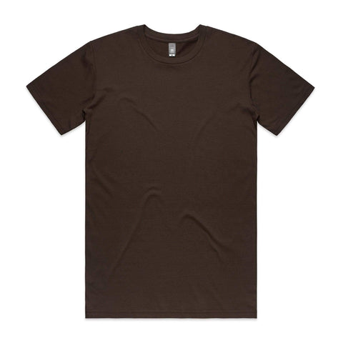 As Colour Men's staple tee 5001 Casual Wear As Colour DARK CHOCOLATE SML 