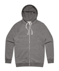 As Colour Men's traction zip hoodie 5107 Casual Wear As Colour STEEL MARLE XXS 