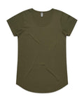 As Colour Women's mali tee 4008 Casual Wear As Colour ARMY XSM 