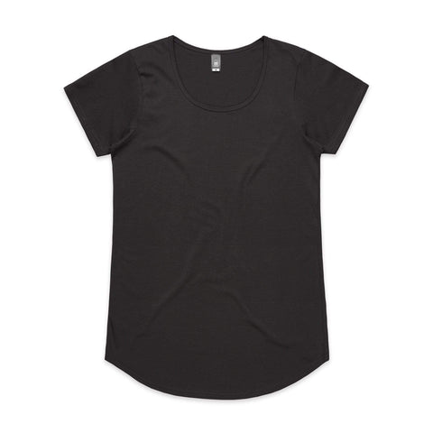 As Colour Women's mali tee 4008 Casual Wear As Colour COAL XSM 