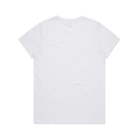 As Colour Women's maple organic tee 4001G Casual Wear As Colour WHITE XSM 