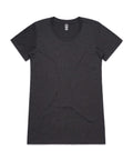 As Colour Women's Wafer tee 4002 Casual Wear As Colour ASPHALT MARLE XSM 