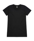 As Colour Women's Wafer tee 4002 Casual Wear As Colour BLACK XSM 