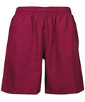 Aussie Pacific Kids Pongee Shorts 3602 Active Wear Aussie Pacific Maroon 4 