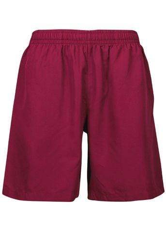 Aussie Pacific Kids Pongee Shorts 3602 Active Wear Aussie Pacific Maroon 4 