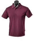 Aussie Pacific Kids Botany Polo Shirt 3307 Casual Wear Aussie Pacific Maroon 6 