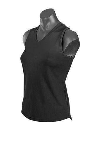 Aussie Pacific Ladies Botany Singlet 2107 Casual Wear Aussie Pacific Black 6 