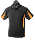 Aussie Pacific Eureka Kids Polo Shirt 3304 Casual Wear Aussie Pacific Black/Gold/Ashe 6 