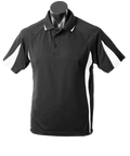 Aussie Pacific Eureka Kids Polo Shirt 3304 Casual Wear Aussie Pacific Black/White/Ashe 6 