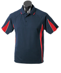 Aussie Pacific Eureka Kids Polo Shirt 3304 Casual Wear Aussie Pacific Navy/Red/Ashe 6 