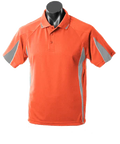 Aussie Pacific Eureka Kids Polo Shirt 3304 Casual Wear Aussie Pacific Orange/Charcoal/White 6 