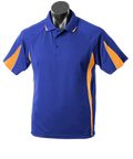 Aussie Pacific Eureka Kids Polo Shirt 3304 Casual Wear Aussie Pacific Royal/Gold/Ashe 6 