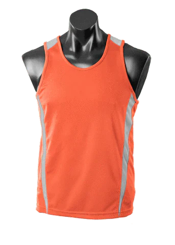 Aussie Pacific Eureka Kids Singlet 3104 Casual Wear Aussie Pacific Orange/Charcoal 6 