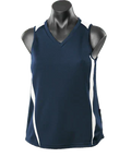 Aussie Pacific Eureka Ladies Singlet 2104 Casual Wear Aussie Pacific Navy/White 8 