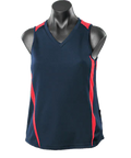 Aussie Pacific Eureka Ladies Singlet 2104 Casual Wear Aussie Pacific Navy/Red 8 