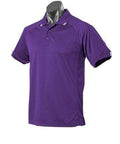 Aussie Pacific Flinders Men's Polo Shirt 1308 Casual Wear Aussie Pacific Purple/White S 