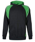 Aussie Pacific Huxley Kids Hoodie 3509 Casual Wear Aussie Pacific Black/Kawa Green/White 6 