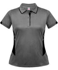 Aussie Pacific Ladies Tasman Polo Shirt 2311 Casual Wear Aussie Pacific Ashe/Black 6 