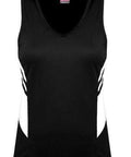 Aussie Pacific Ladies Tasman Singlet 2111 Casual Wear Aussie Pacific Black/White 4 