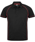 Aussie Pacific Men's Endeavour Work Polo Shirt 1310 Casual Wear Aussie Pacific Black/Red S 