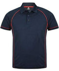 Aussie Pacific Men's Endeavour Work Polo Shirt 1310 Casual Wear Aussie Pacific Navy/Red S 