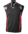 Aussie Pacific Men's Eureka Singlet 1104 Casual Wear Aussie Pacific Black/Red S 