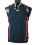 Aussie Pacific Men's Eureka Singlet 1104 Casual Wear Aussie Pacific Navy/Red S 