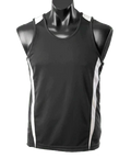 Aussie Pacific Men's Eureka Singlet 1104 Casual Wear Aussie Pacific Black/White S 