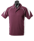 Aussie Pacific Casual Wear Burgundy/White / S AUSSIE PACIFIC men's premier polo shirt 1301