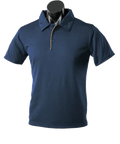 Aussie Pacific Men's Yarra Polo Shirt 1302 Casual Wear Aussie Pacific Navy/Gold S 