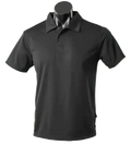 Aussie Pacific Men's Botany Corporate Polo Shirt 1307 Casual Wear Aussie Pacific Black S 