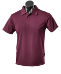Aussie Pacific Men's Botany Corporate Polo Shirt 1307 Casual Wear Aussie Pacific Maroon S 