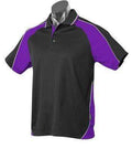 Aussie Pacific Panorama Men's Polo Shirt 1309 Casual Wear Aussie Pacific Black/Purple/White S 