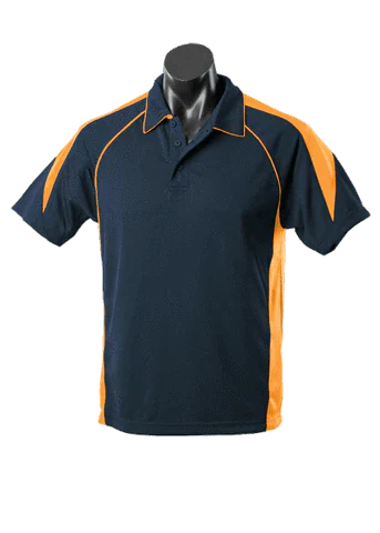 Aussie Pacific Premier Kids Polo Shirt 3301 Casual Wear Aussie Pacific Navy/Gold 6 