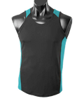 Aussie Pacific Premier Kids Singlet 3101 Casual Wear Aussie Pacific Black/Teal 6 